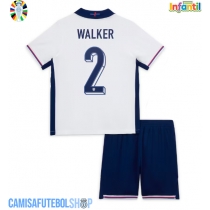 Camisa de time de futebol Inglaterra Kyle Walker #2 Replicas 1º Equipamento Infantil Europeu 2024 Manga Curta (+ Calças curtas)